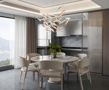 Modern Dining Room-ID:733798035