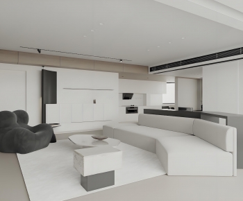 Modern A Living Room-ID:735800989