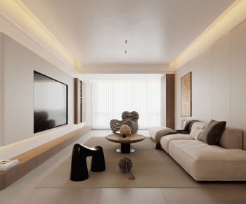 Modern A Living Room-ID:784609084