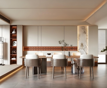 New Chinese Style Dining Room-ID:604299071
