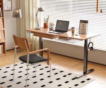 Modern Computer Desk And Chair-ID:170078043