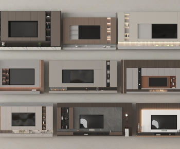 Modern TV Wall-ID:619323026