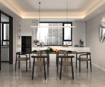 Modern Dining Room-ID:655150428