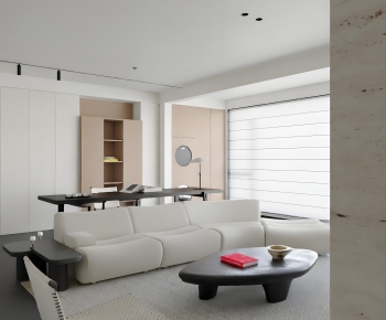 Modern A Living Room-ID:747117048