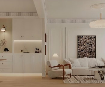 French Style A Living Room-ID:798340082