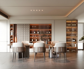 New Chinese Style Dining Room-ID:601846935