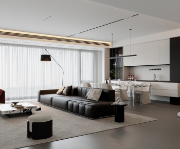 Modern A Living Room-ID:128731972