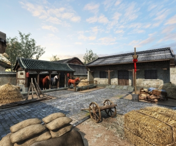 Chinese Style Courtyard/landscape-ID:234611997