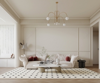 French Style A Living Room-ID:763071061