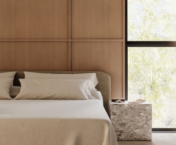 Modern Double Bed-ID:563846111