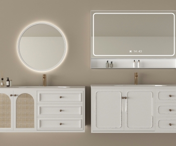 French Style Bathroom Cabinet-ID:181528091