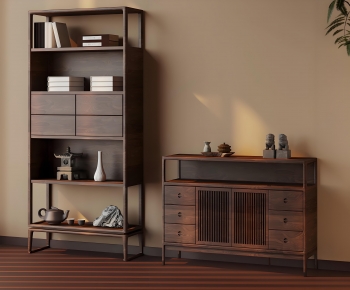 New Chinese Style Bookcase-ID:303045994