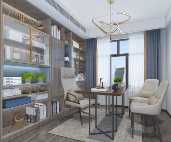 Modern Study Space-ID:376964094