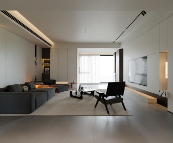 Modern A Living Room-ID:616239078