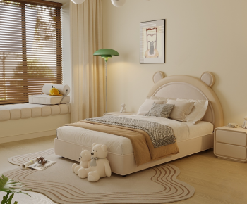 Modern Child's Bed-ID:124017956