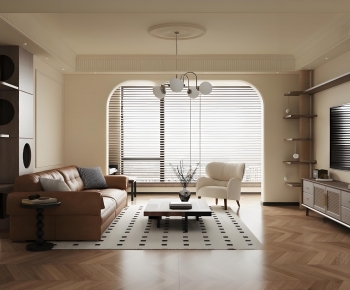 Modern A Living Room-ID:613409045