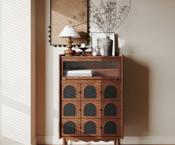 French Style Entrance Cabinet-ID:940009122