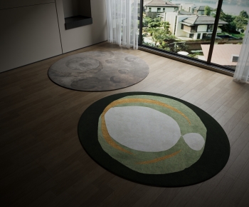 Modern Circular Carpet-ID:426547051