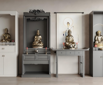 New Chinese Style Buddhist Niche-ID:595119047