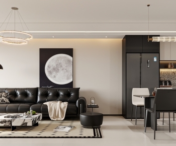 Modern A Living Room-ID:571999077