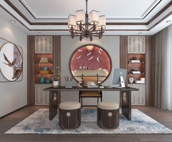 New Chinese Style Study Space-ID:125920838