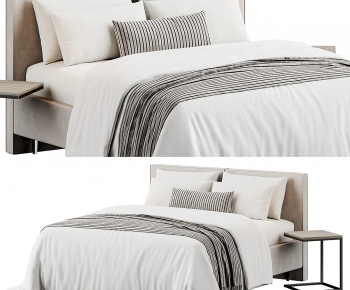 Modern Double Bed-ID:680246115