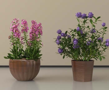 Modern Potted Green Plant-ID:490581997