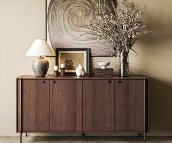 Wabi-sabi Style Side Cabinet-ID:849745997