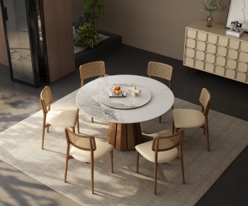 Modern Dining Table And Chairs-ID:387376078