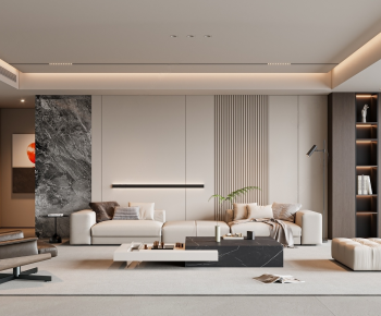 Modern A Living Room-ID:829919106