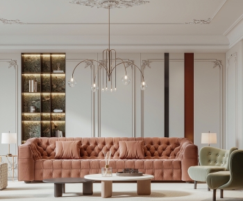 French Style A Living Room-ID:366094117