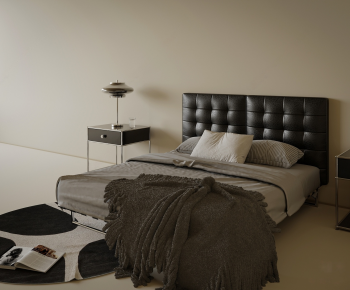 Modern Double Bed-ID:577627905