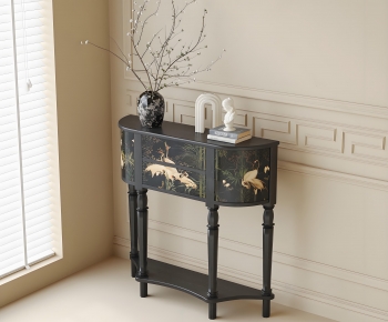 French Style Entrance Cabinet-ID:467190032