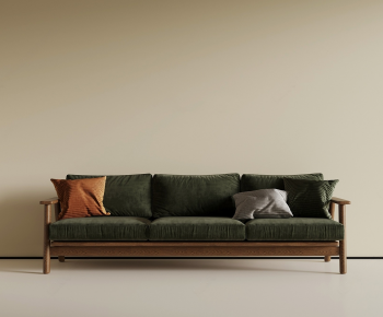 Modern Three-seat Sofa-ID:466289526