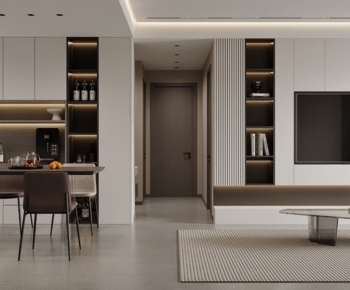 Modern A Living Room-ID:967988015