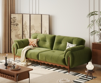 Retro Style Sofa Combination-ID:849775089