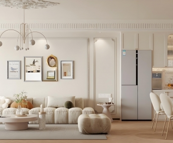 French Style A Living Room-ID:588949929