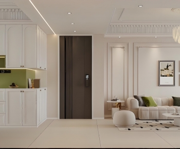 French Style A Living Room-ID:867676971