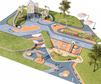 Modern Park Landscape-ID:310312035