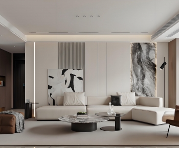 Modern A Living Room-ID:641319881