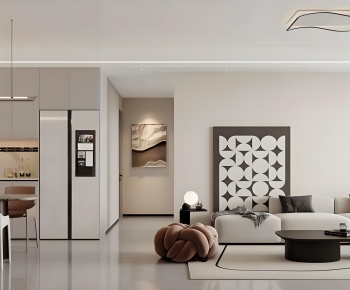 Modern A Living Room-ID:261400946