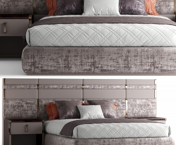 Modern Double Bed-ID:334055906