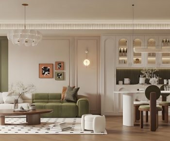 French Style A Living Room-ID:893349892