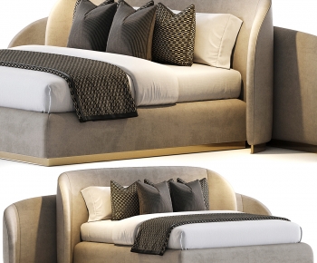 Modern Double Bed-ID:319276095