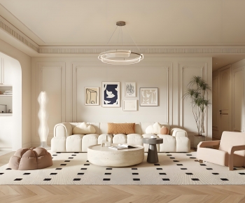 French Style A Living Room-ID:940299059