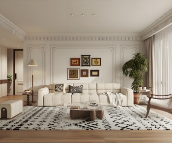 French Style A Living Room-ID:777486095
