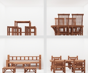 New Chinese Style Outdoor Tables And Chairs-ID:639847045
