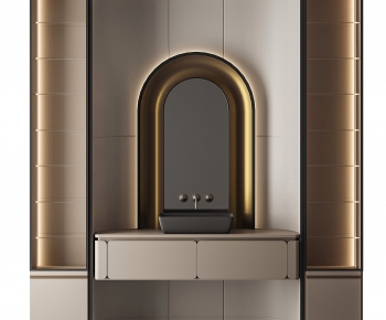 Modern Bathroom Cabinet-ID:690413006