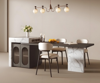 Modern Dining Table And Chairs-ID:874762064