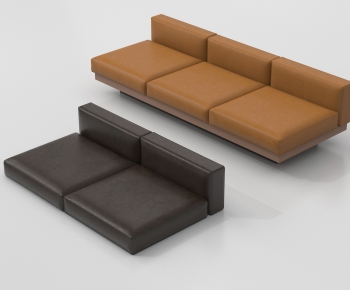 Modern Three-seat Sofa-ID:442504884